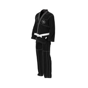 Kimono de Jiu-Jitsu brésilien de qualité supérieure en tissu perlé 450 GSM, 100 % coton, avec logo personnalisé, durable et respirant - Product Image 4