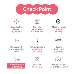 Mesa de Peluquería para Mascotas HEDYS GROOMING, Altura Ajustable, Mediana, para Perros, Uso en Salón o en Casa, Manual, de Acero y Madera Contrachapada - Product Image 6