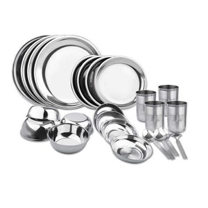 Juego de cena de acero inoxidable 100% Real y de la mejor calidad, juego de cena de 24 piezas - Product Image 2