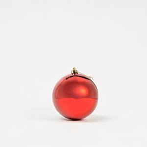 2 adornos navideños de plástico rojos de 15 cm y adornos para árboles, decoraciones colgantes para festivales - Product Image 6