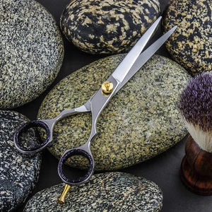 Vente chaude Professionnel En Céramique Pointe Pointue Ciseaux De Coiffure En Acier Inoxydable Barber Toning Ciseaux Beauté Cheveux Raides - Product Image 4