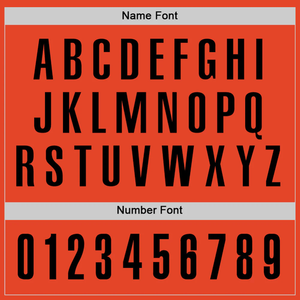 Camiseta Polo Sublimada Naranja Personalizada con Detalles Negros, con Nombre de Equipo y Número de Jugador, Elegante y Cómoda - Product Image 5