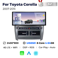 Navifly MS Date Android 2000*1200 Écran tactile Autoradio pour Toyota Corolla 2007-2013 Support 360 Caméra Commande vocale