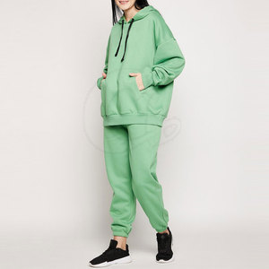 Chándal de algodón personalizado para mujer, diseño propio, suministro directo de fábrica, chándal de mujer para adulto - Product Image 2