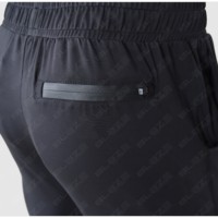 Pantalon de survêtement athlétique personnalisé pour hommes, jogging de randonnée léger, avec poches zippées de haute qualité, pantalon pour hommes, straight curved rayé