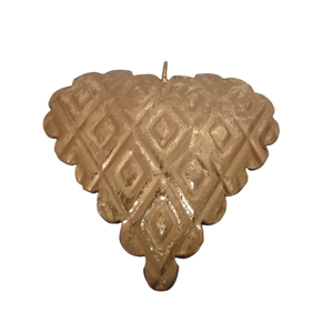 Bonne Conception Décoratif En Métal Suspendu Coeur Feuille De Cuivre Couleur Pour La Décoration Murale Personnalisé À La Main en Vrac - Product Image 4