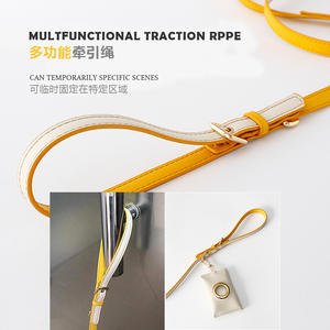 حزام وطوق للقطط للمشي، حزام ناعم قابل للتعديل مضاد للهروب للقطط، سهل التحكم - Product Image 2