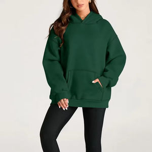 Nouveautés légères, sweats à capuche en polaire pour femmes grandes tailles, manches longues, vêtements d'extérieur, sweats à capuche pour femmes - Product Image 2