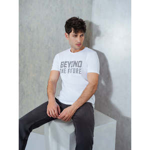 Camiseta de Cuello Redondo 100% Algodón para Hombre, Estampado de Dibujos Animados, Transpirable, Corte Regular, Ropa Urbana, OEM ODM, Venta al Por Mayor, 320g - Product Image 2