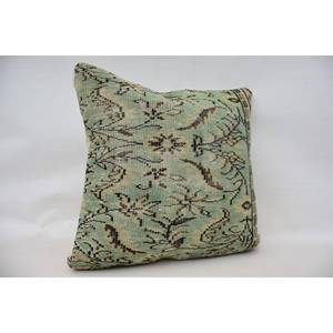 28x28 pouces Beige Paisley Patchwork Laine Oreiller Kantha Style Coussin avec Technique Tissée et Motif Vintage - Product Image 2