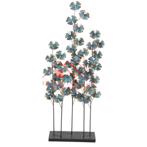 Sculpture contemporaine en métal turquoise 2024 Sculpture de table abstraite moderne pour la décoration intérieure Sculpture Unique meilleur vendeur - Product Image 2