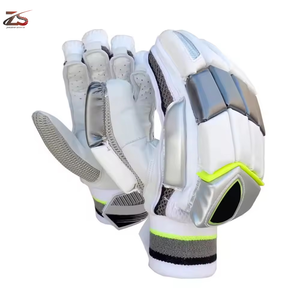 Guantes de bateo de cricket Mejor calidad Cuero ligero Logotipo personalizado Precio al por mayor de fábrica de Pakistán - Product Image 4