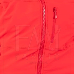 แจ็กเก็ตกันน้ำสำหรับผู้หญิงผ้านุ่มมีฮู้ดให้ความอบอุ่นในฤดูหนาวพร้อมริบบิ้นผ้าทอระบายอากาศลายปักกิ่งตามสั่ง - Product Image 6