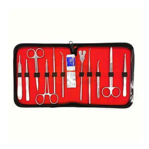 Juego de Disección de 22 Piezas, Instrumentos Quirúrgicos Manuales de Acero Inoxidable para Estudiantes de Medicina, Práctica de Sutura, Entrenamiento Quirúrgico - Product Image 1