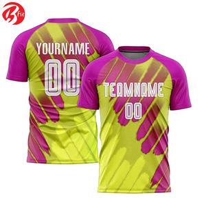 Ensemble de vêtements de football pour hommes à prix raisonnable Chemises et hauts à coupe automatisée à manches courtes Maillot de football pour adultes - Product Image 5