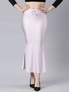 Venta al por mayor de encargo de alta cintura Bodycon falda de las mujeres elástico de punto sirena dobladillo largo lápiz falda - Product Image 2