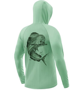 Chemise de pêche personnalisée à séchage rapide manches longues 100 pour cent Polyester Top qualité fournisseurs pakistanais maillot de pêche - Product Image 2