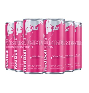 Bebida Energética Red Bull Sin Azúcar, Edición Verano Melocotón Blanco, 250ml, Caja al por Mayor para Grandes Pedidos y Vendedores en Línea - Product Image 2
