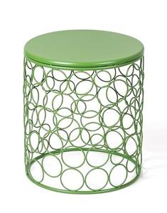 Elegantes mesas auxiliares con anillos de alambre, diseño lujoso y funcional, perfecto para interiores modernos, múltiples opciones de acabados disponibles - Product Image 1