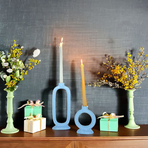 Portavelas de Metal de calidad superior hecho a mano de lujo con soporte accesorio decorativo para el hogar para ocasiones de Pascua - Product Image 4