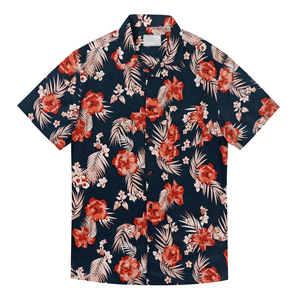 Men's Button Down Full Printing Floral Oversize Short <b>Sleeve</b> Beach Comfortable Vacation Casual <b>Hawaiian</b> <b>Shirts</b> - Product Image 1