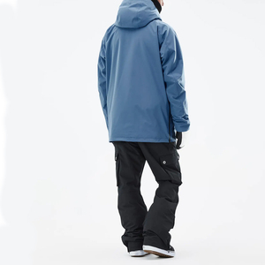 Chaqueta de Invierno Impermeable Azul Cielo Unisex para Hombre, Chaqueta de Esquí y Snowboard para Exteriores con Logotipo Personalizado, Envío Rápido Disponible - Product Image 5