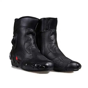 Chaussures de Moto de Meilleure Qualité à Bas Prix Nouvelles Bottes en Cuir de Course de Motard pour Hommes à Vendre Qualité supérieure - Product Image 5