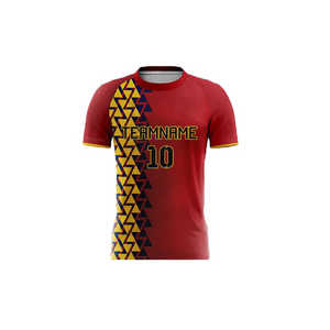 Uniforme de Fútbol Unisex de Sublimación de Alta Calidad OEM, Diseño Nuevo, Transpirable, Ligero, Manga Corta, Ropa Deportiva, Uniforme de Entrenamiento - Product Image 3