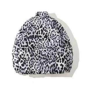 Chaqueta acolchada unisex acolchada de cuello alto con cuello levantado de invierno personalizada, servicio OEM, chaqueta acolchada unisex con estampado de sublimación 3D - Product Image 4