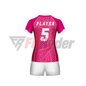 Uniforme de volley-ball à impression par sublimation personnalisée matériau polyester uniforme de volley-ball unisexe respirant à séchage rapide personnalisé - Product Image 4