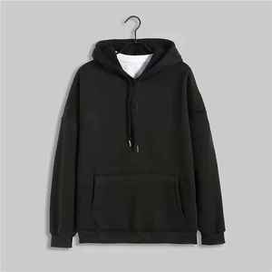 Venta al por mayor Nueva llegada Sudaderas con capucha al aire libre/MOQ bajo Mejor calidad Secado rápido Color liso Hombres Sudaderas con capucha - Product Image 4