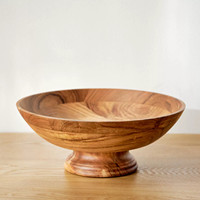 Hete Trend Houten Kom Met Voetontwerp Best Verkopend Handwerkproduct Om Thuis Thee Tafel Beste Kwaliteitsproducten Te Versieren