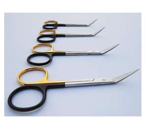 <b>Converse</b> Manual Nasal Scissor with Angled <b>Gold</b> and Black Handle Safety Standard Compliant - Product Image 4