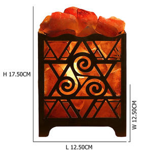 Salt Lamp Basket Himalayan Salt Hand Crafted Iron Basket Salt Lamps Manufacturer and Wholesaler From Pakistan - Product Image 3