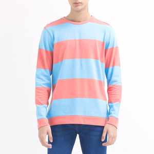 Wholesale High Quality Men's Fashion Cotton Sweatshirt Customized Plain Dyed <b>Crewneck</b> ODM Supply Cotton Men's Sweatshirt - Product Image 1