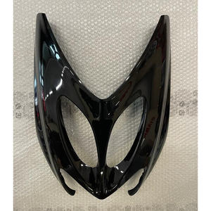 Black Upper Front Shield (Front Fairing) for Yamaha Aerox 50 Made of Durable Fiberglass <b>Model</b> 5BRF835G00PF - Product Image 1