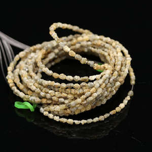 Perles brutes non taillées en diamant jaune, naturelles, 2-3 mm, 15 pouces, pour bijoux artisanaux uniques - Product Image 2
