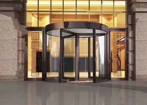 Venda Quente 2026 Novo Estilo Porta Revolvente Automática em Liga de Alumínio para Edifícios Comerciais - Product Image 3