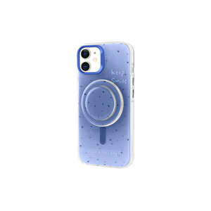 Coque en silicone TPU Netzy Blue compatible MagSafe avec support Pop Socket amovible pour iPhone 11 Plus, matériau souple et plaqué INS - Product Image 1