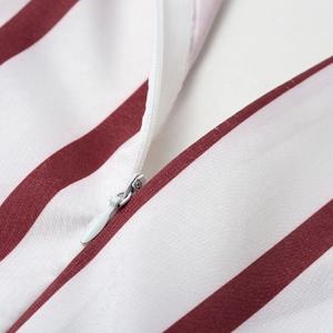 Robe décontractée pour femmes à imprimé floral printemps-été, manches courtes, col en V profond, élégante, ODM - Product Image 4