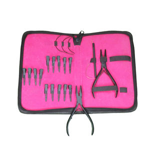 OEM Meilleur prix d'usine bon marché Logo personnalisé Couleur de qualité chirurgicale Pinces d'extension de cheveux tout-en-un et outils Accessoires - Product Image 1