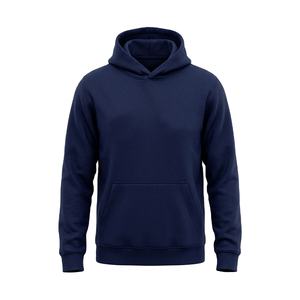 Sudadera con Capucha para Hombre, Tejido Grueso, Manga Larga, Color Sólido, 100% Algodón Ecológico, Sudaderas y Hoodies para Hombre - Product Image 1