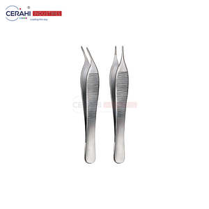 Mini pince Adson professionnelle et ensemble de pinces marron CVD Micro Dissection et Instruments de manipulation des tissus Rétracteur en acier - Product Image 6