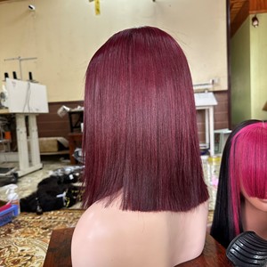 วิกผมแท้แบบมีลูกไม้ด้านหน้าสำหรับผู้หญิงผิวดำวิกผมแท้แบบมีลูกไม้ด้านหน้าแบบเวียดนามมีความละเอียดสูง - Product Image 3