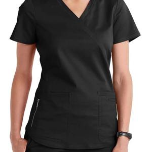 Ensemble d'uniformes médicaux unisexes XL pour infirmières, coupe ajustée, grandes tailles, imprimé, style tendance, pour hôpitaux, 100% coton, de fournisseur birman, marque privée - Product Image 1