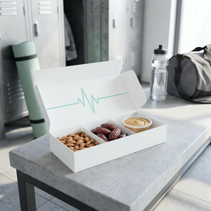 Caja para Pastelería con Separador, Contenedor Multi-Compartimento de Papel Kraft para Pasteles y Galletas - Product Image 2