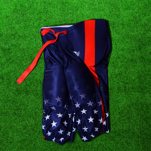 Maillot de football américain personnalisé en gros à manches courtes respirant 100% polyester conception sublimée de haute qualité - Product Image 3