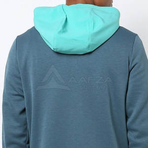 Nueva Sudadera con Cremallera para Hombre, 100% Algodón, Informal, Transpirable, de Secado Rápido, Colores Personalizados, Logotipo Personalizado, Diseño Sólido - Product Image 6