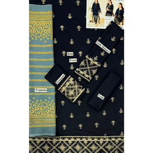 ชุดเดรสสไตล์บูติกดีไซเนอร์ แขนยาว ชัลวาร์ คามีซ ผ้าโพลีเอสเตอร์ระบายอากาศ ชุดปากีสถานลำลองสำหรับงานปาร์ตี้ ปี 2024 - Product Image 5