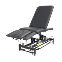 Table de traitement à 5 sections pour la physiothérapie, chaise orthopédique, lit de décompression, table d'examen médical